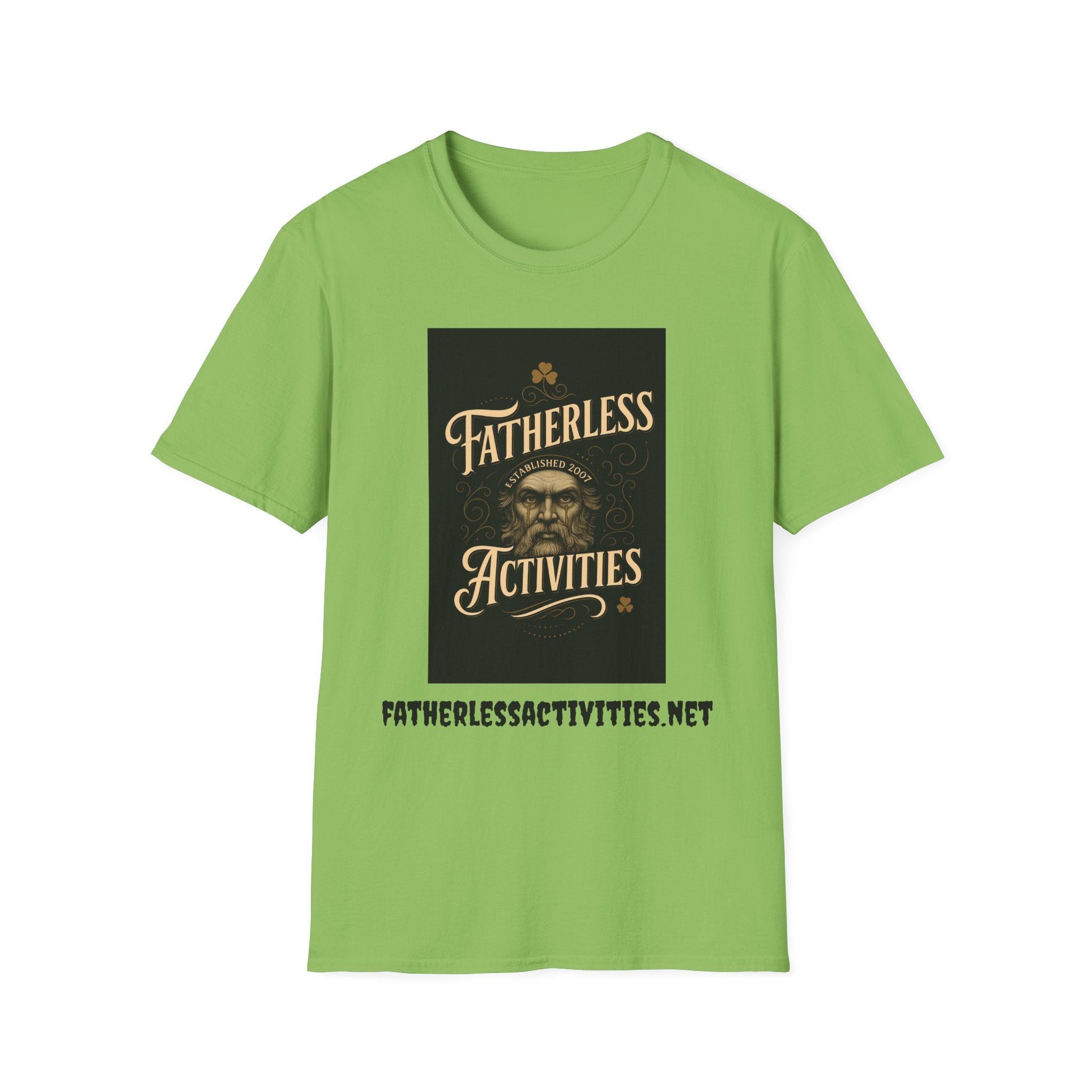 Fatherless Activities  #6 T-Shirt Mens Graphic Tee, Casual Wear, Street Wear College Frat