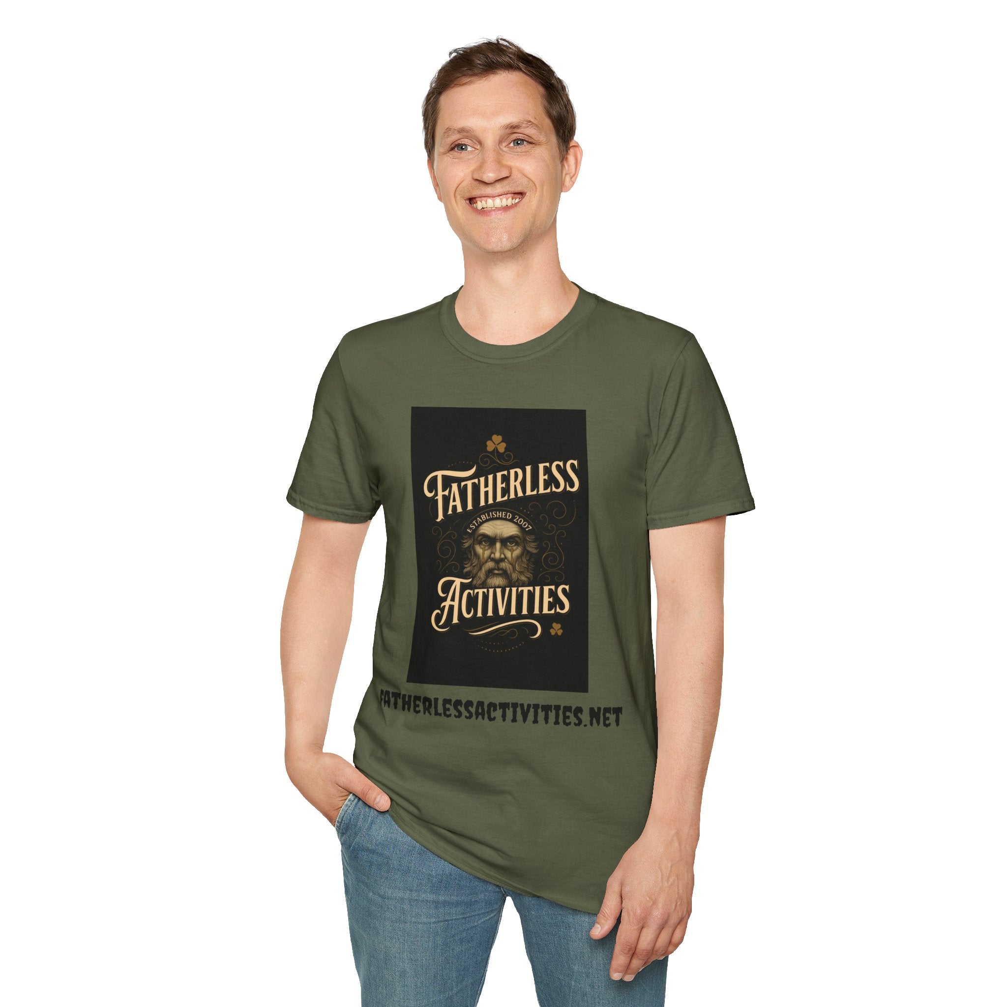 Fatherless Activities  #6 T-Shirt Mens Graphic Tee, Casual Wear, Street Wear College Frat