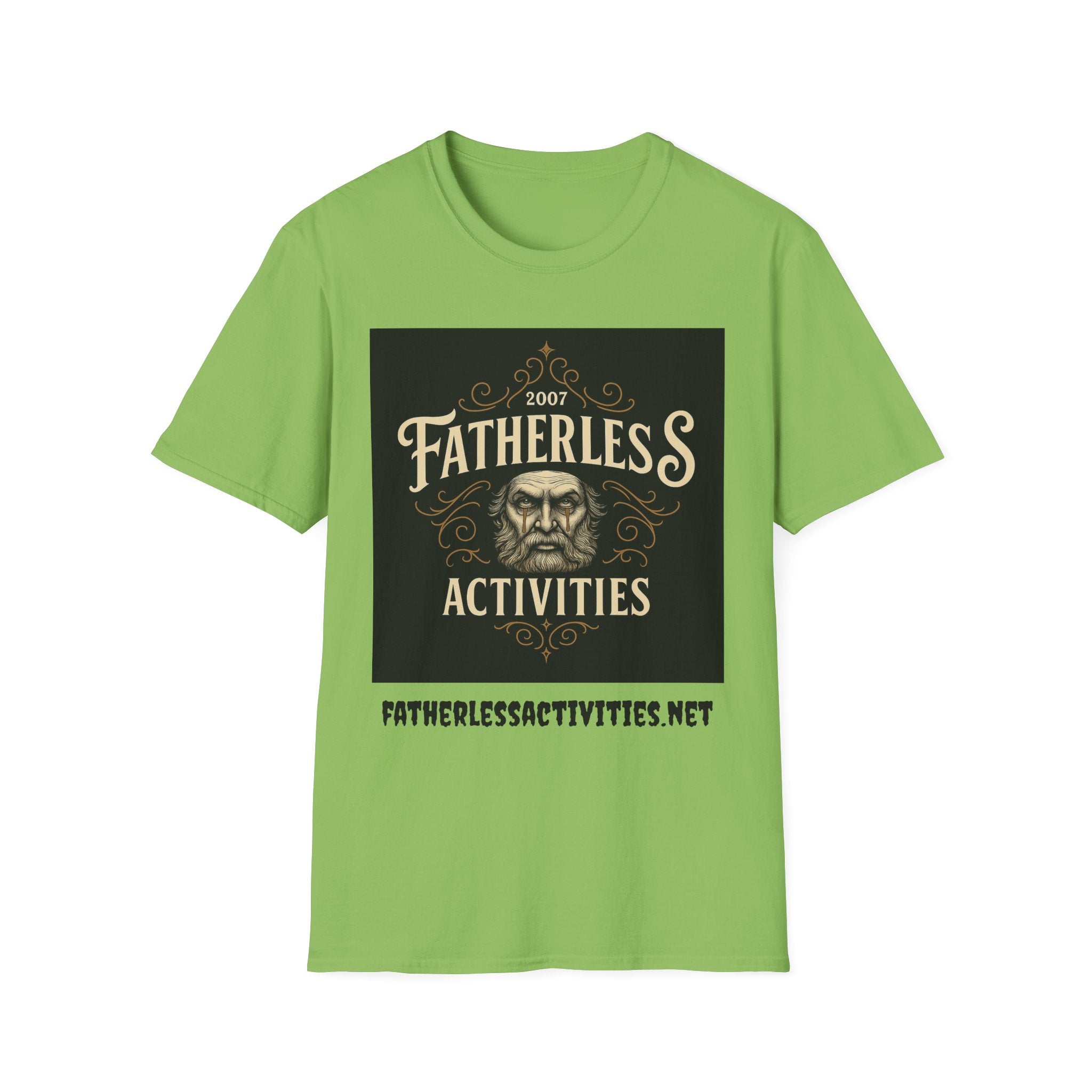 Fatherless Activities  #7 T-Shirt Mens Graphic Tee, Casual Wear, Street Wear College Frat