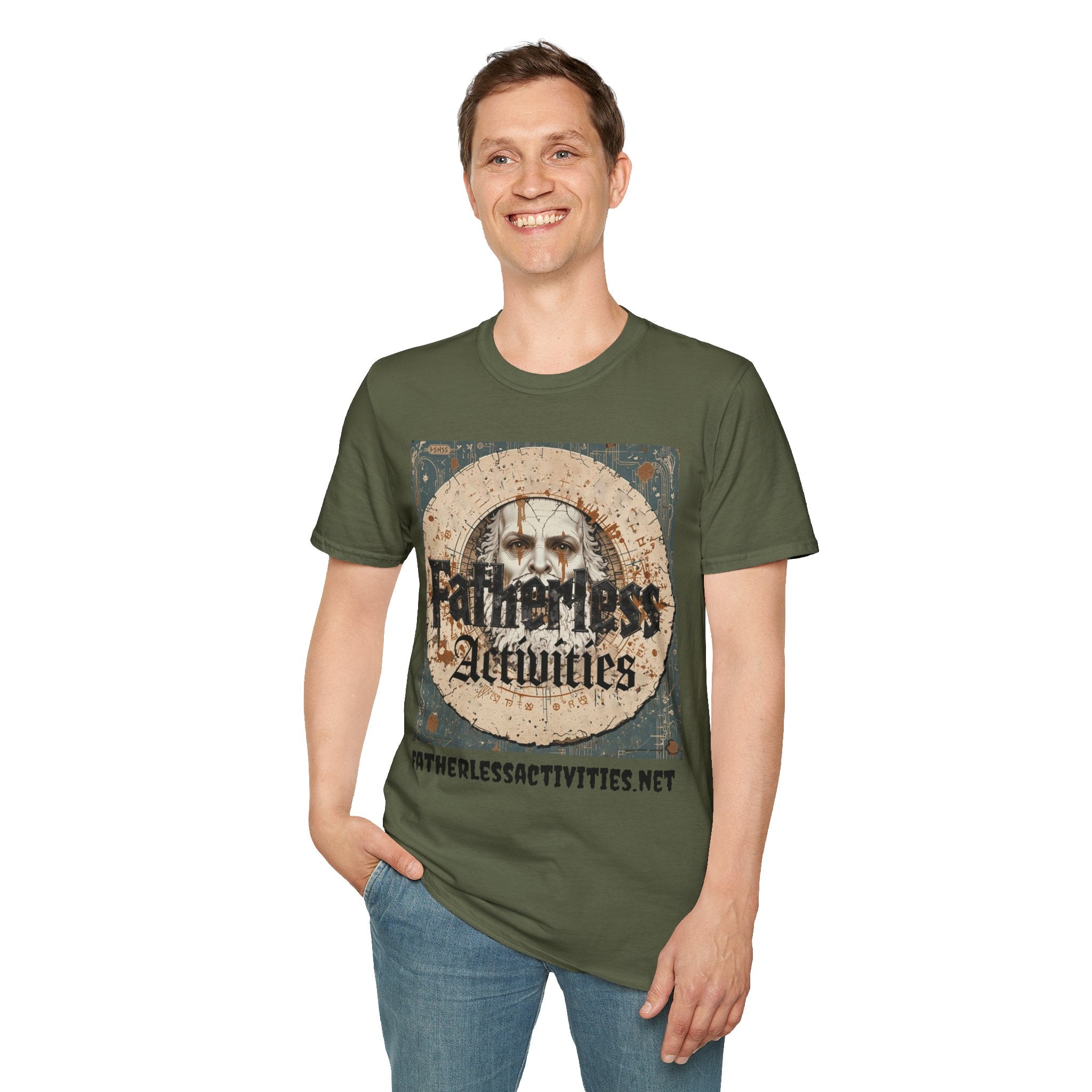 Fatherless Activities  #2 T-Shirt Mens Graphic Tee, Casual Wear, Street Wear College Frat