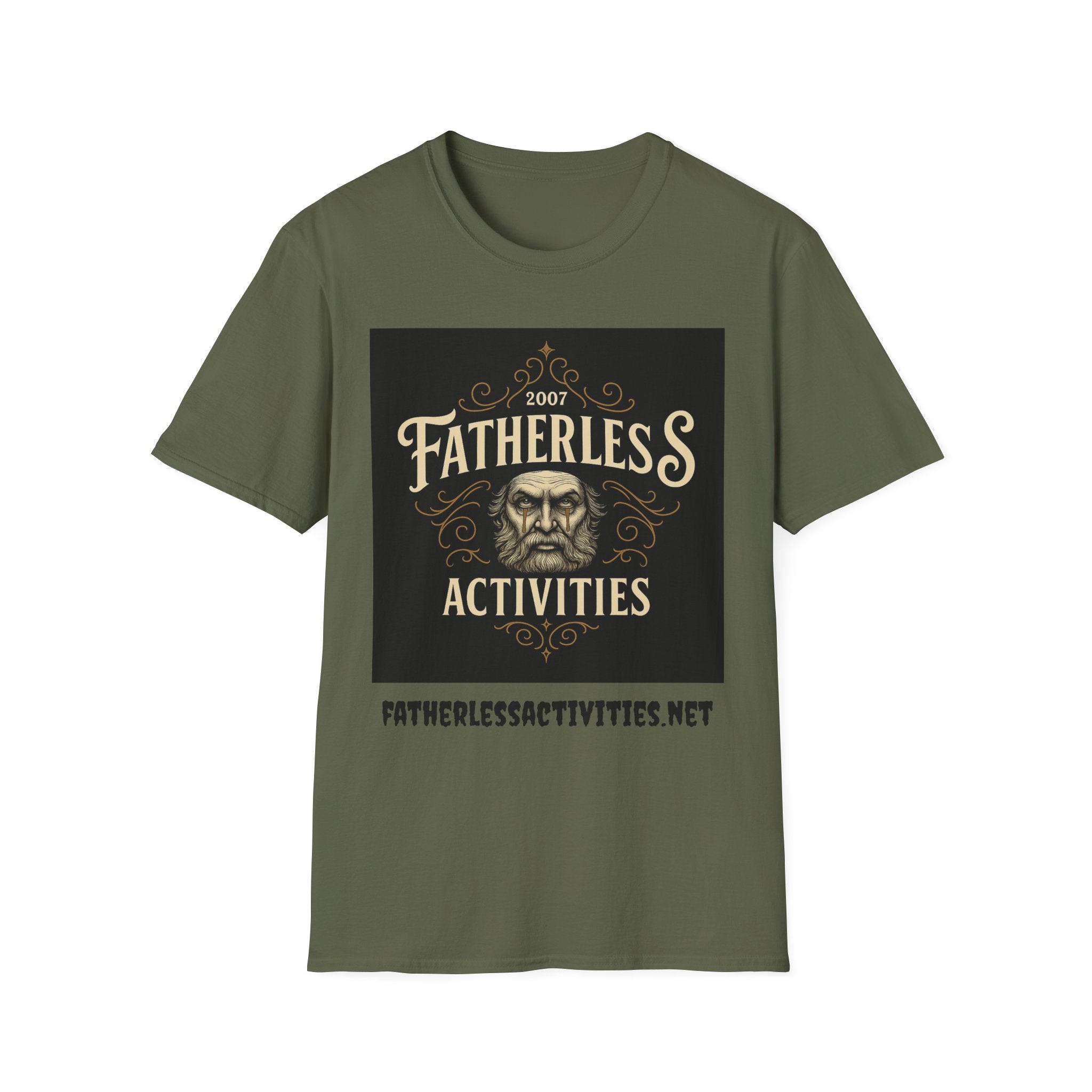 Fatherless Activities  #7 T-Shirt Mens Graphic Tee, Casual Wear, Street Wear College Frat