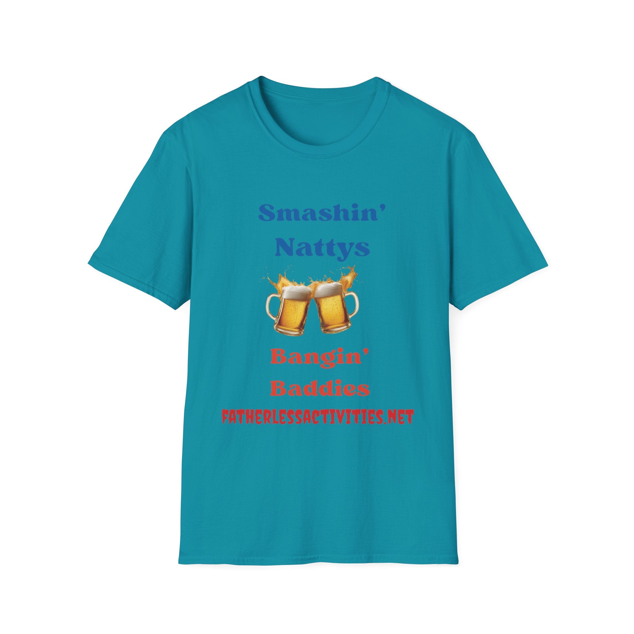 Fatherless Activities Smashin Nattys T-Shirt Mens Graphic Tee, Casual Wear, Street Wear College Frat