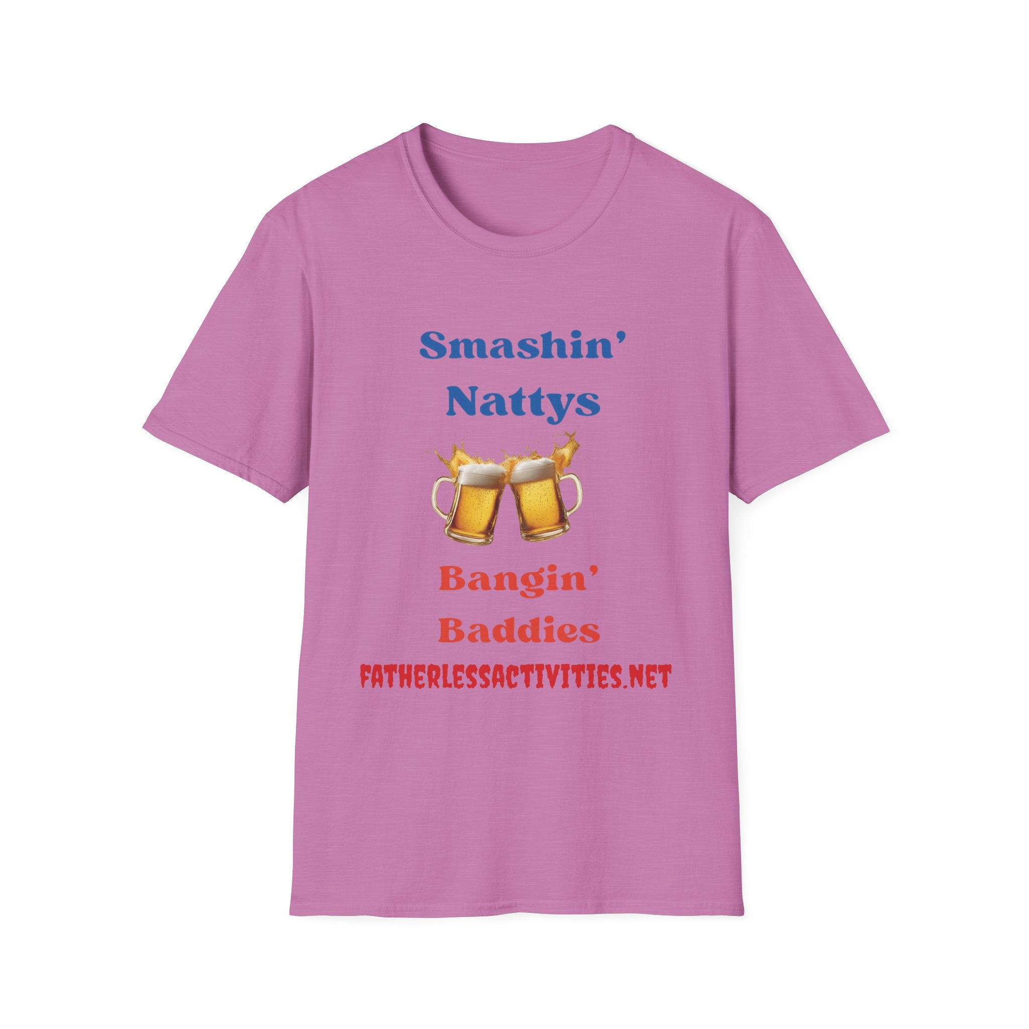 Fatherless Activities Smashin Nattys T-Shirt Mens Graphic Tee, Casual Wear, Street Wear College Frat