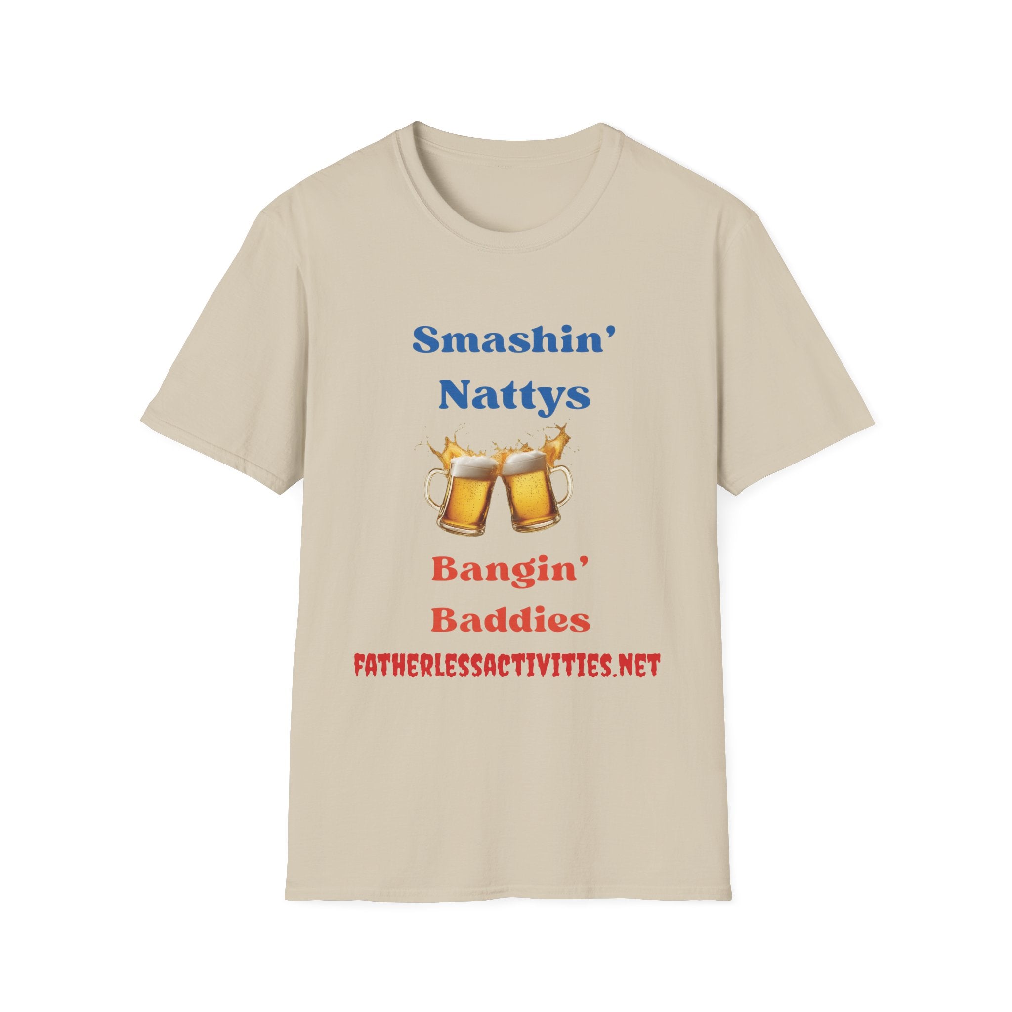 Fatherless Activities Smashin Nattys T-Shirt Mens Graphic Tee, Casual Wear, Street Wear College Frat