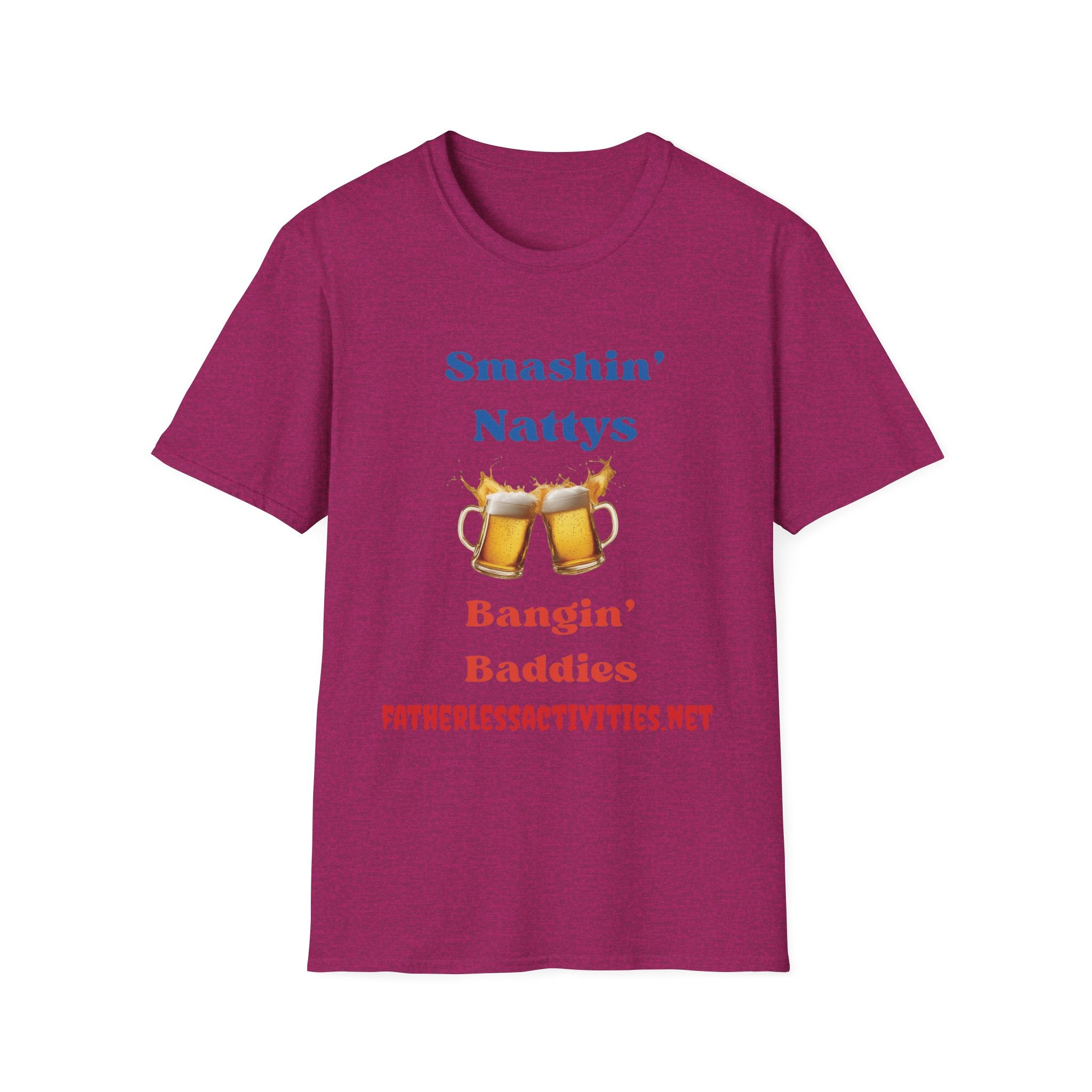 Fatherless Activities Smashin Nattys T-Shirt Mens Graphic Tee, Casual Wear, Street Wear College Frat
