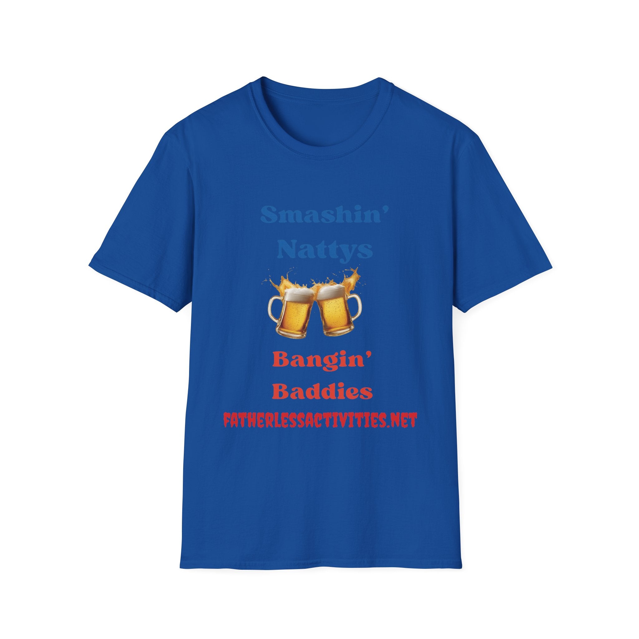 Fatherless Activities Smashin Nattys T-Shirt Mens Graphic Tee, Casual Wear, Street Wear College Frat