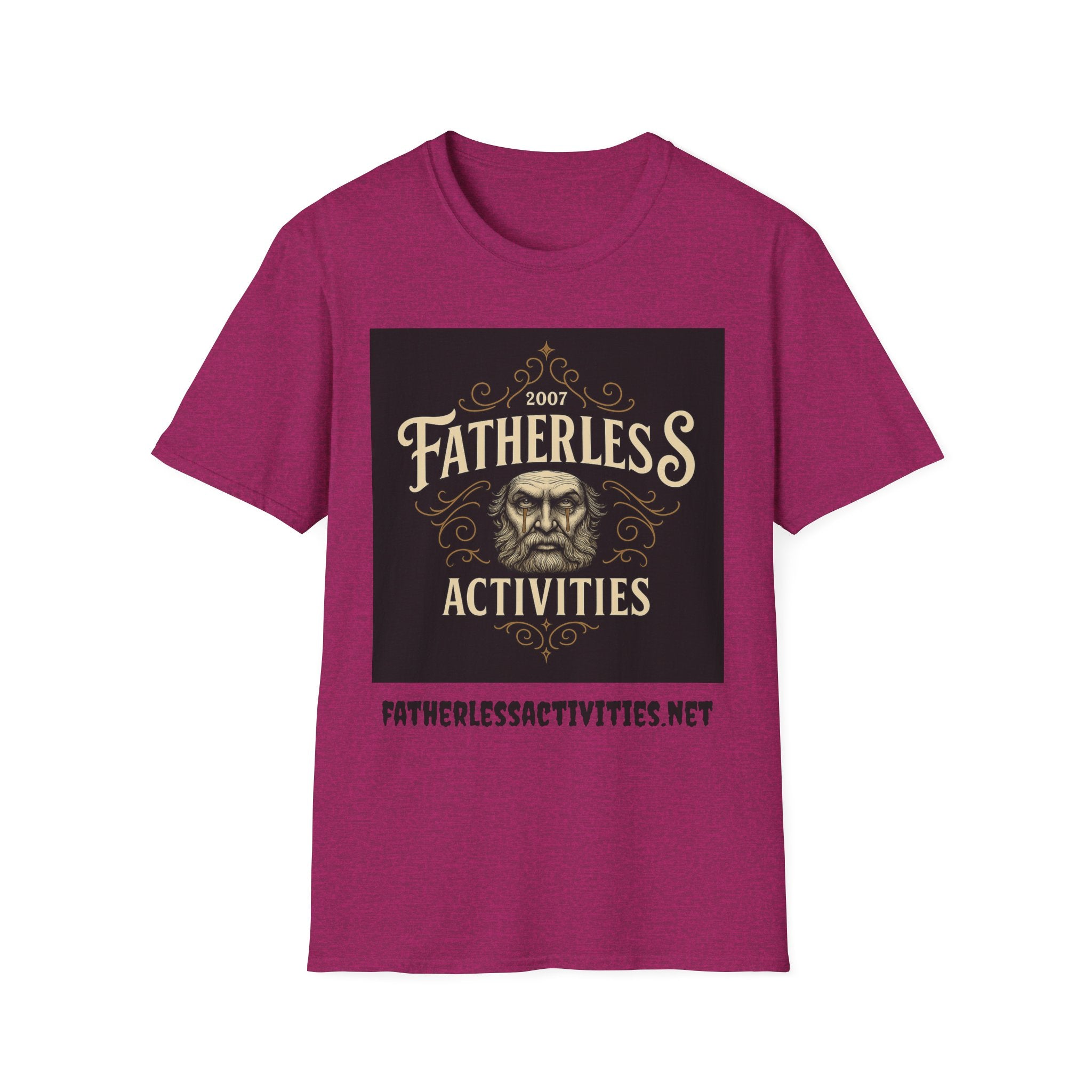 Fatherless Activities  #7 T-Shirt Mens Graphic Tee, Casual Wear, Street Wear College Frat