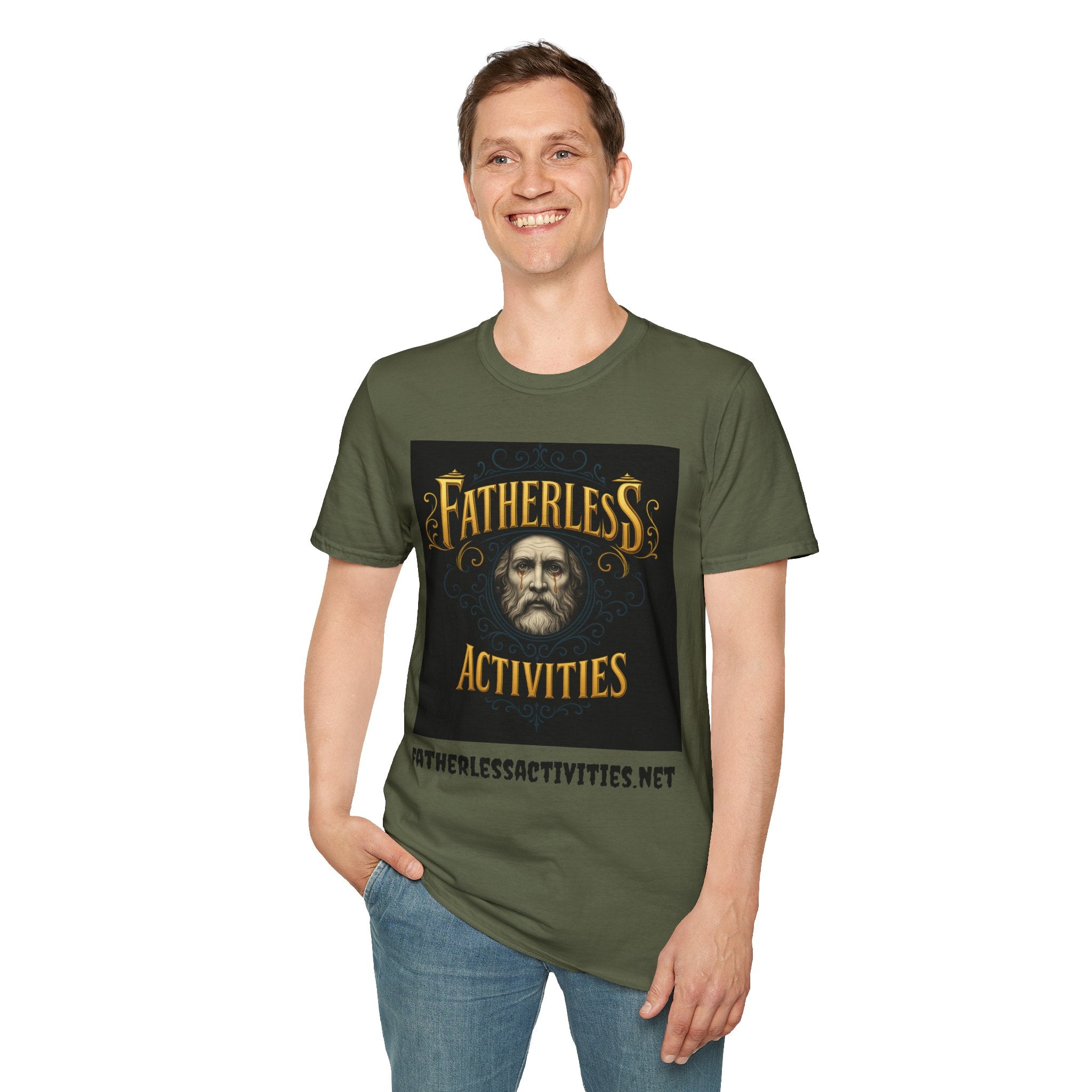 Fatherless Activities  #4 T-Shirt Mens Graphic Tee, Casual Wear, Street Wear College Frat