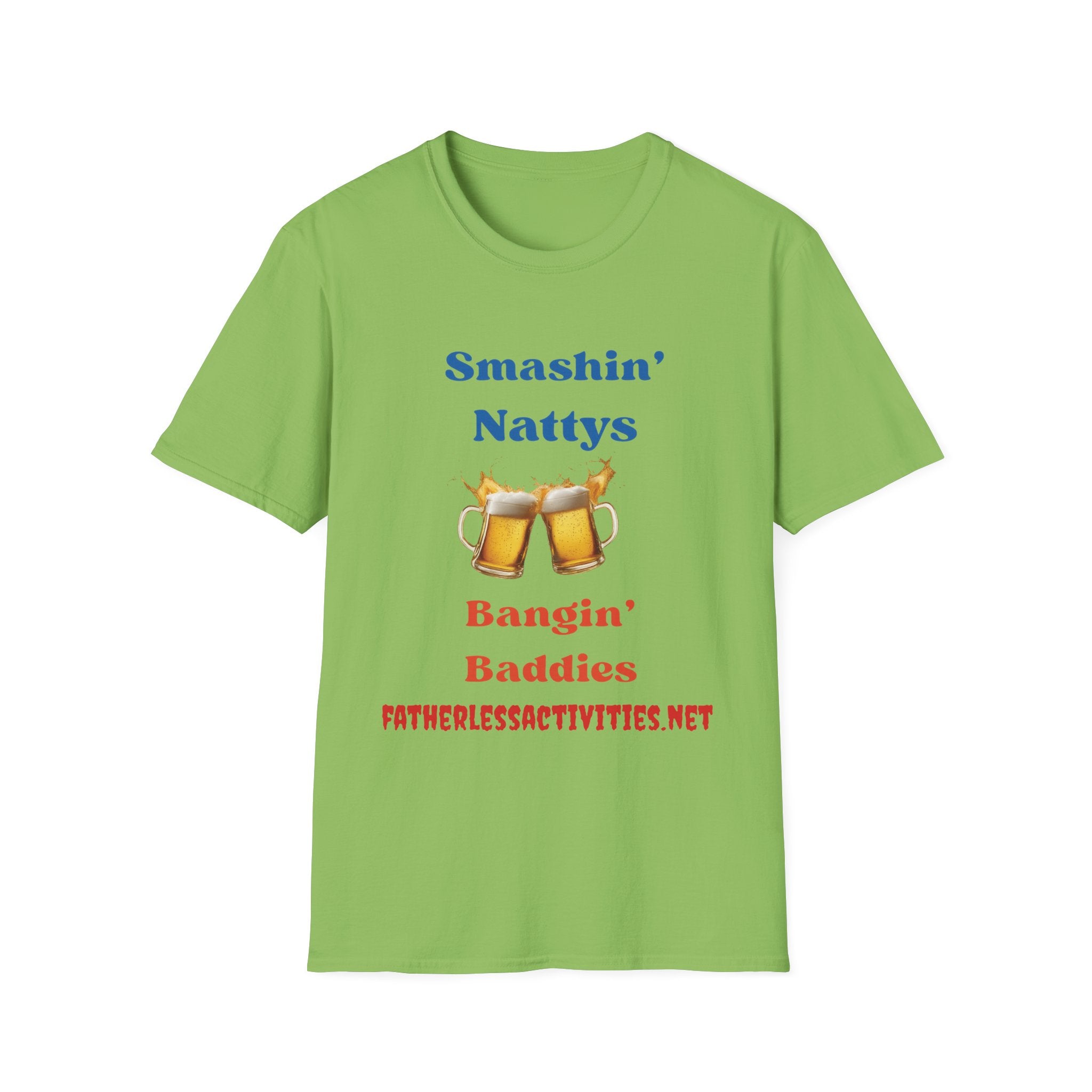 Fatherless Activities Smashin Nattys T-Shirt Mens Graphic Tee, Casual Wear, Street Wear College Frat