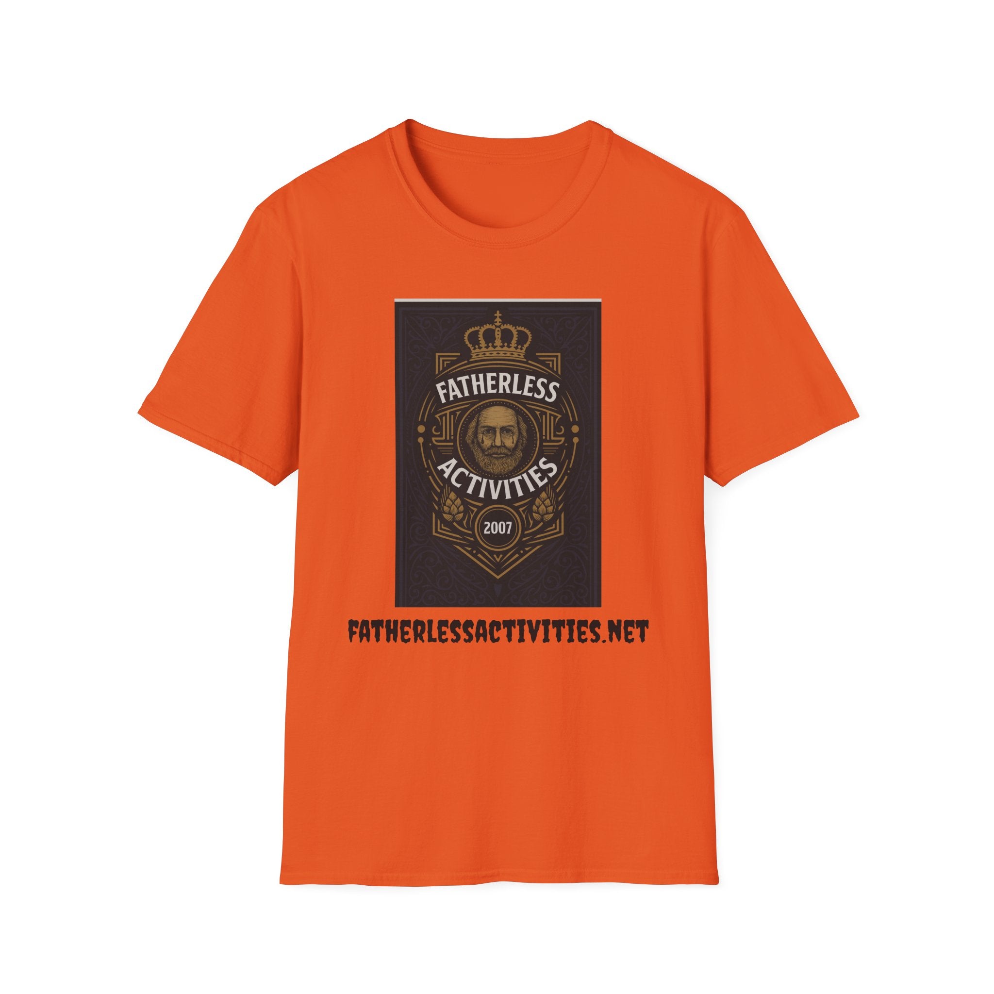 Fatherless Activities  #9 T-Shirt Mens Graphic Tee, Casual Wear, Street Wear College Frat