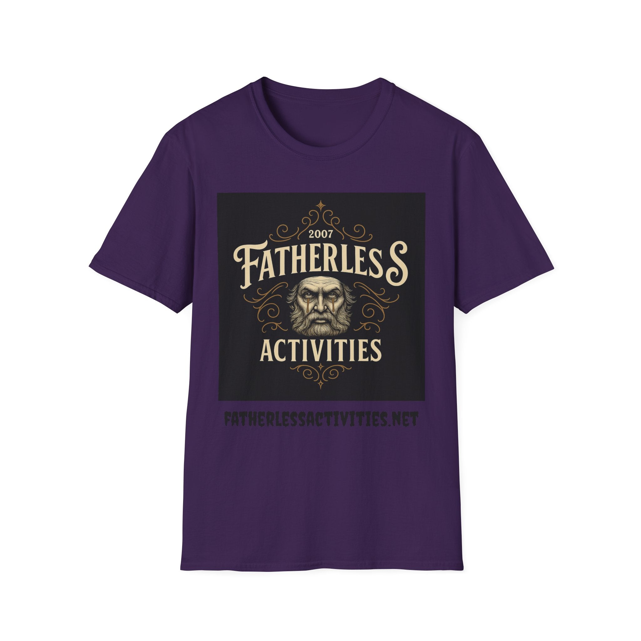 Fatherless Activities  #7 T-Shirt Mens Graphic Tee, Casual Wear, Street Wear College Frat