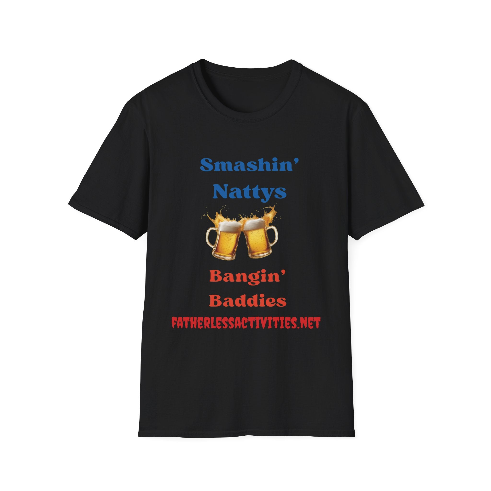 Fatherless Activities Smashin Nattys T-Shirt Mens Graphic Tee, Casual Wear, Street Wear College Frat