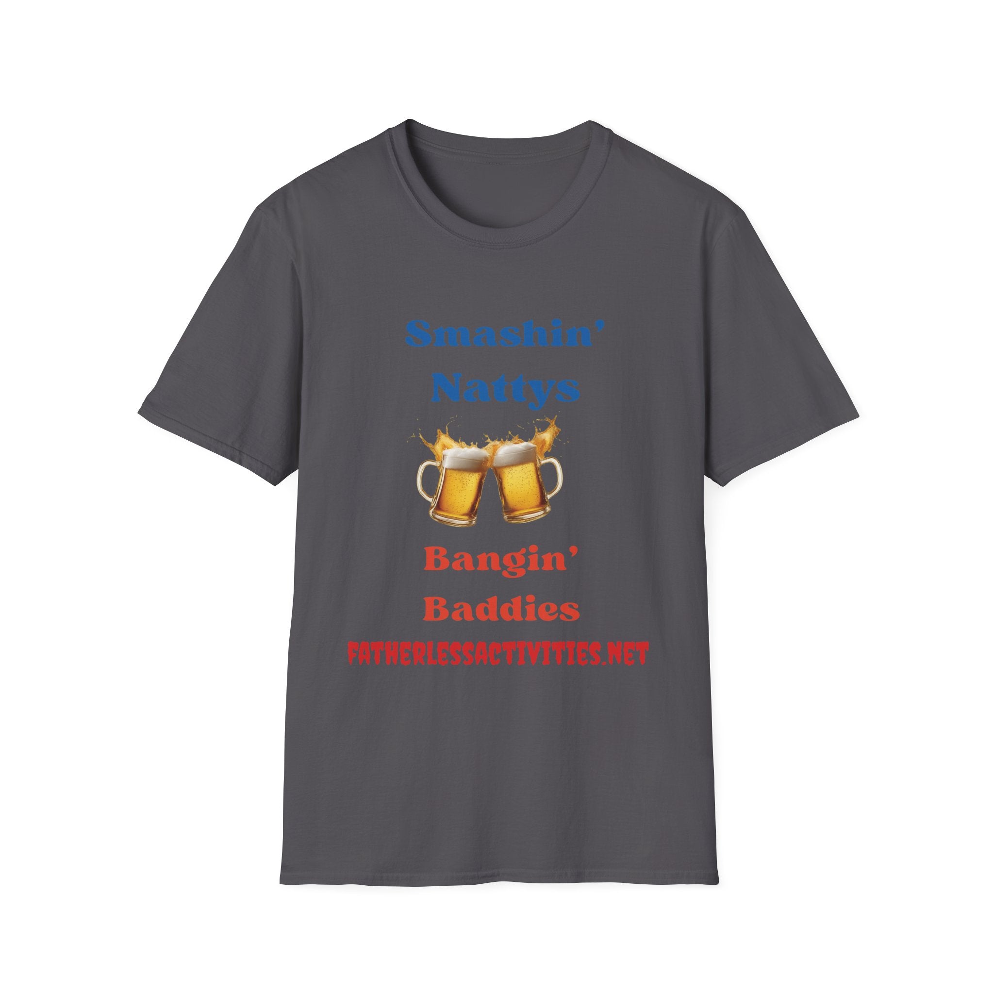 Fatherless Activities Smashin Nattys T-Shirt Mens Graphic Tee, Casual Wear, Street Wear College Frat