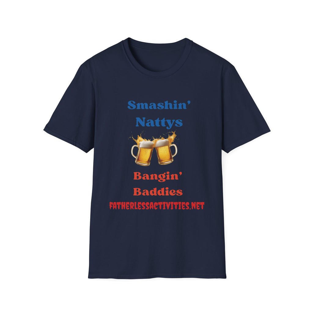 Fatherless Activities Smashin Nattys T-Shirt Mens Graphic Tee, Casual Wear, Street Wear College Frat