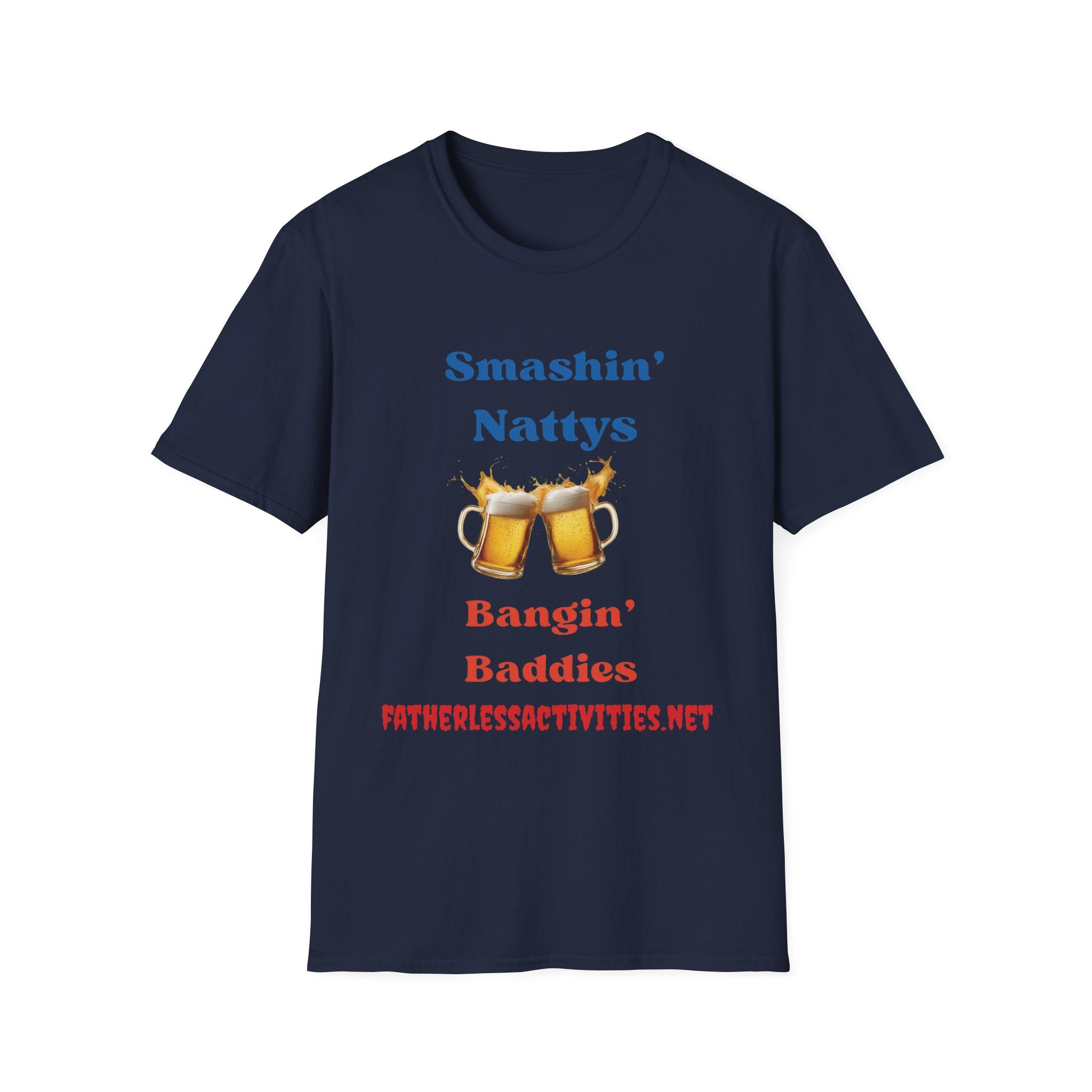 Fatherless Activities Smashin Nattys T-Shirt Mens Graphic Tee, Casual Wear, Street Wear College Frat