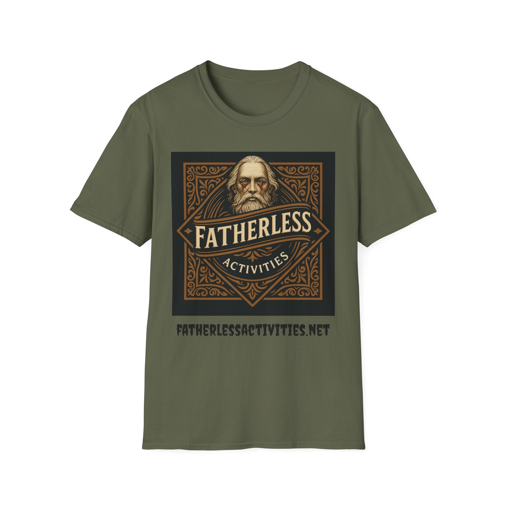Fatherless Activities  #12 T-Shirt Mens Graphic Tee, Casual Wear, Street Wear College Frat
