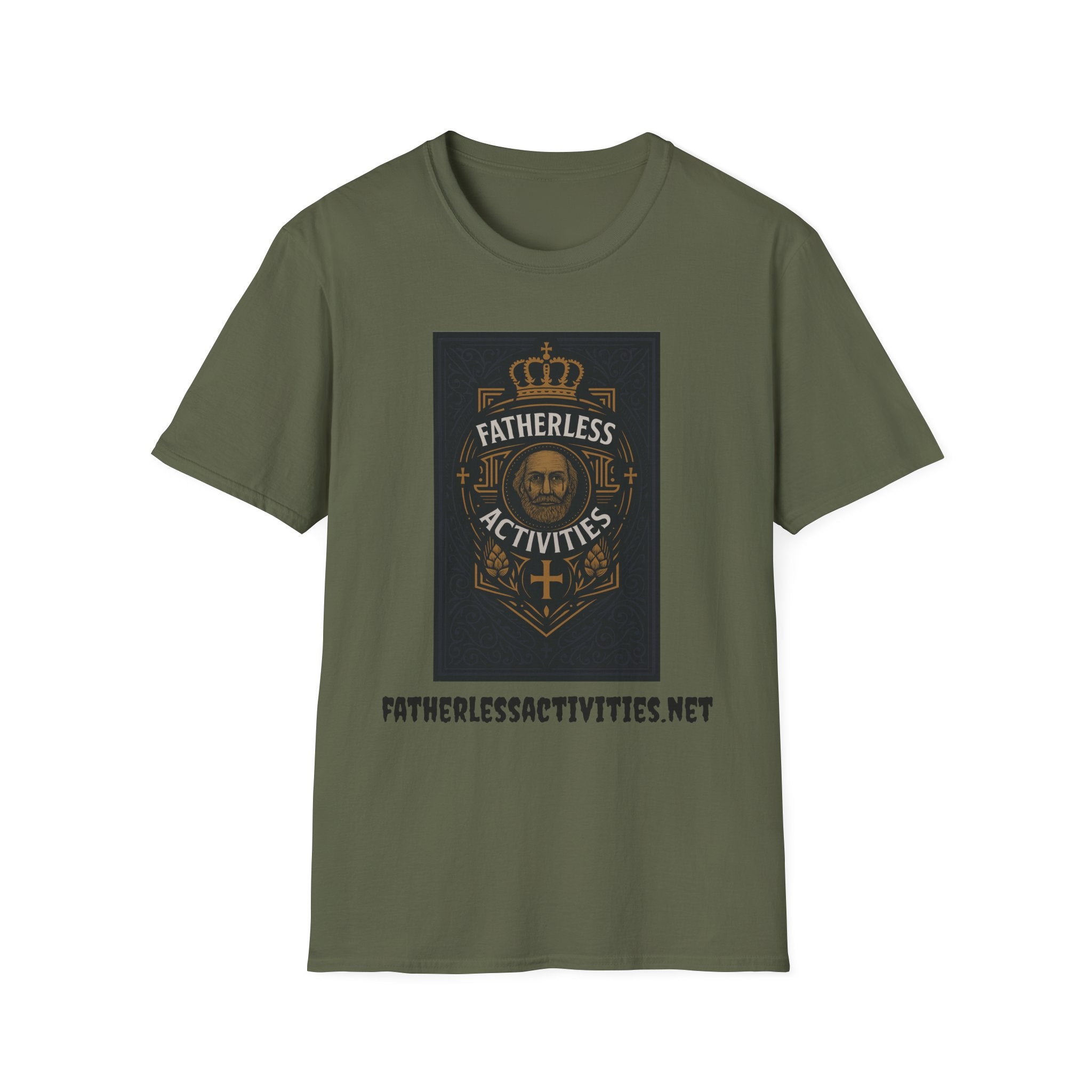 Fatherless Activities  #13 T-Shirt Mens Graphic Tee, Casual Wear, Street Wear College Frat