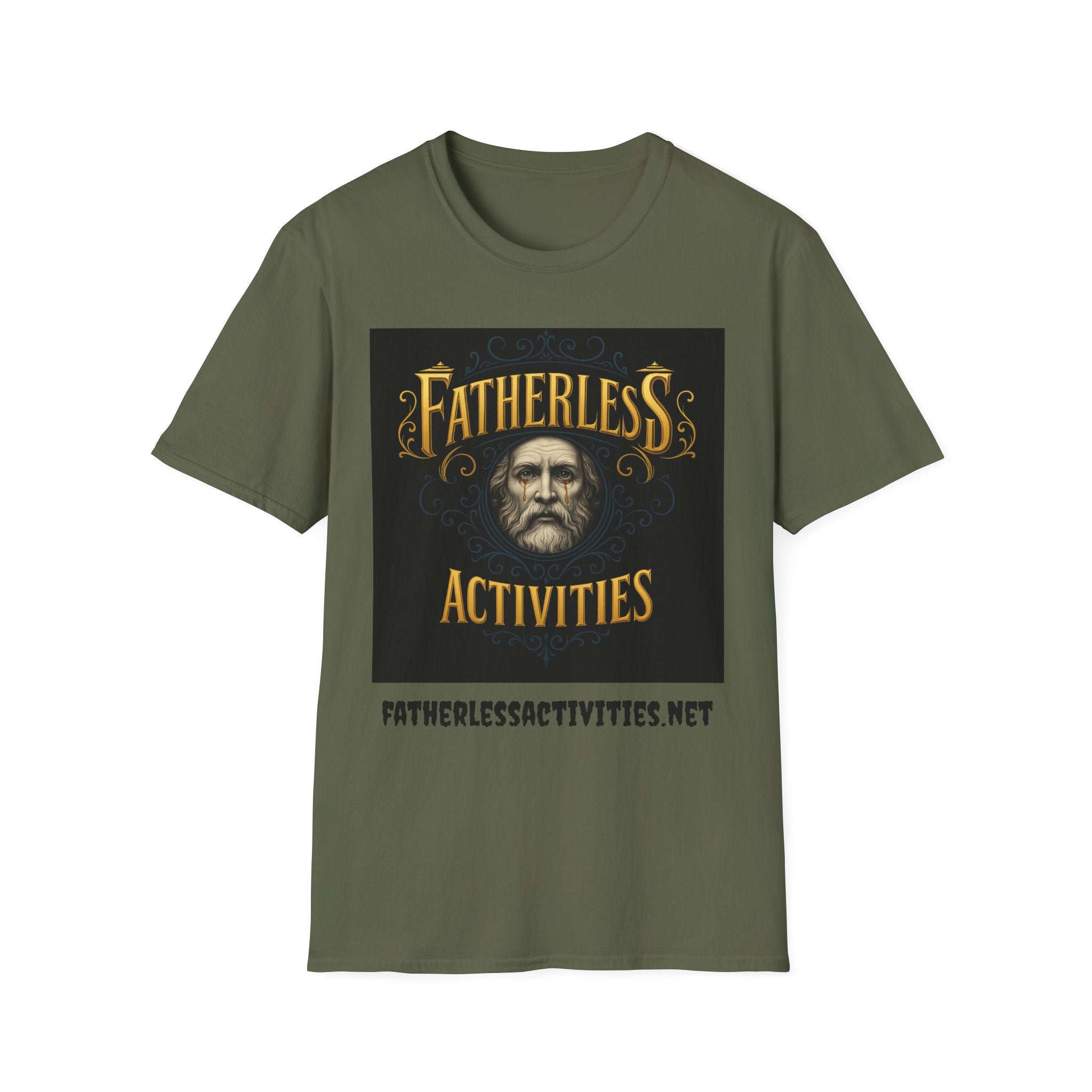 Fatherless Activities  #4 T-Shirt Mens Graphic Tee, Casual Wear, Street Wear College Frat