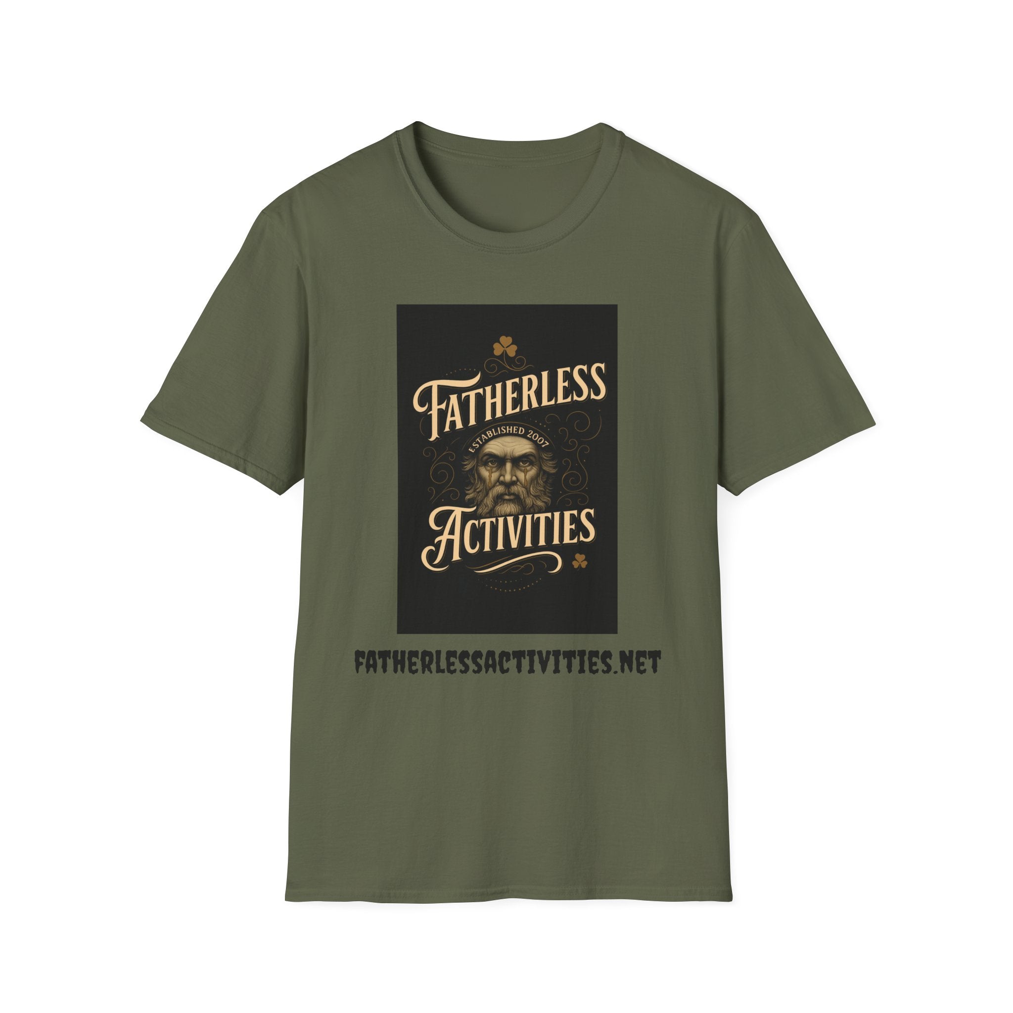Fatherless Activities  #6 T-Shirt Mens Graphic Tee, Casual Wear, Street Wear College Frat