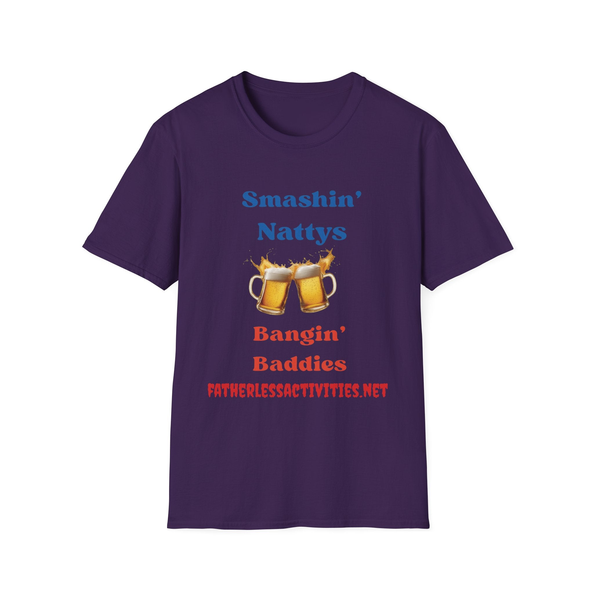 Fatherless Activities Smashin Nattys T-Shirt Mens Graphic Tee, Casual Wear, Street Wear College Frat