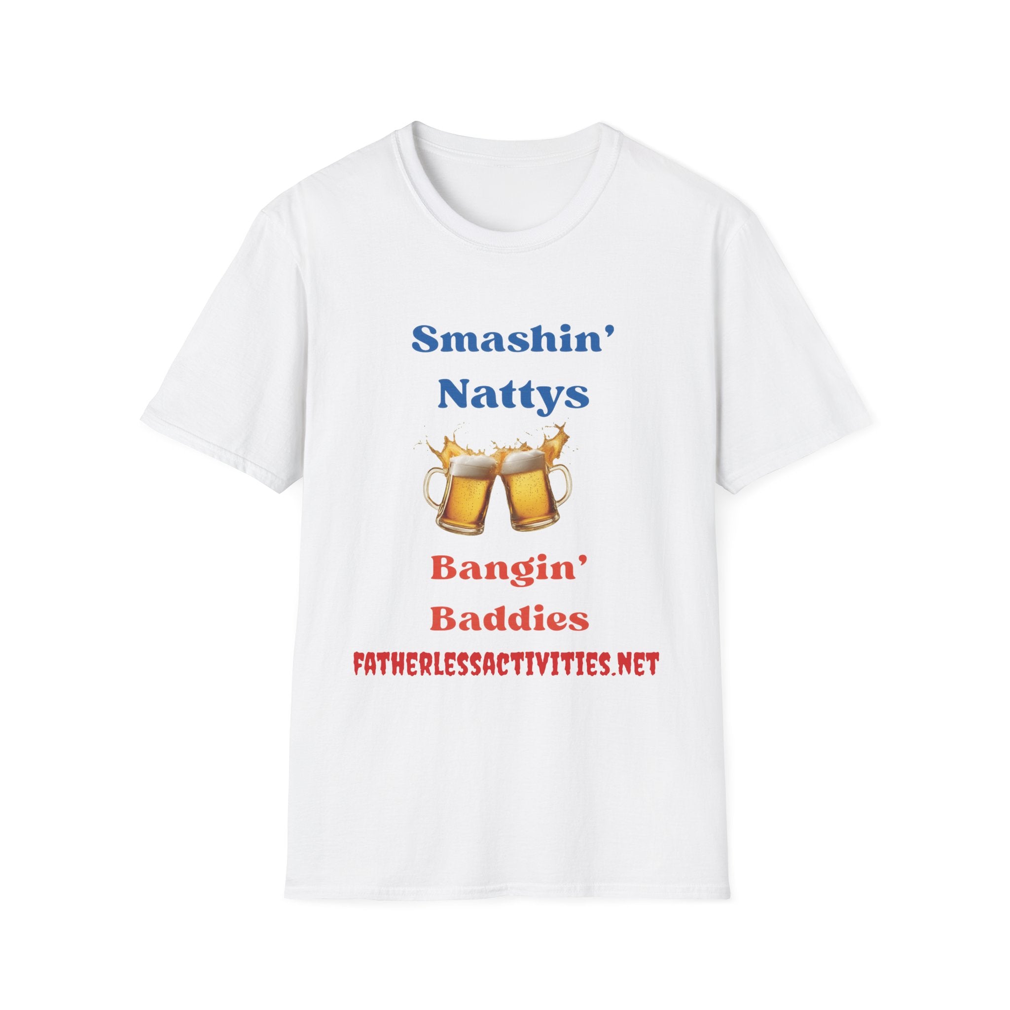 Fatherless Activities Smashin Nattys T-Shirt Mens Graphic Tee, Casual Wear, Street Wear College Frat