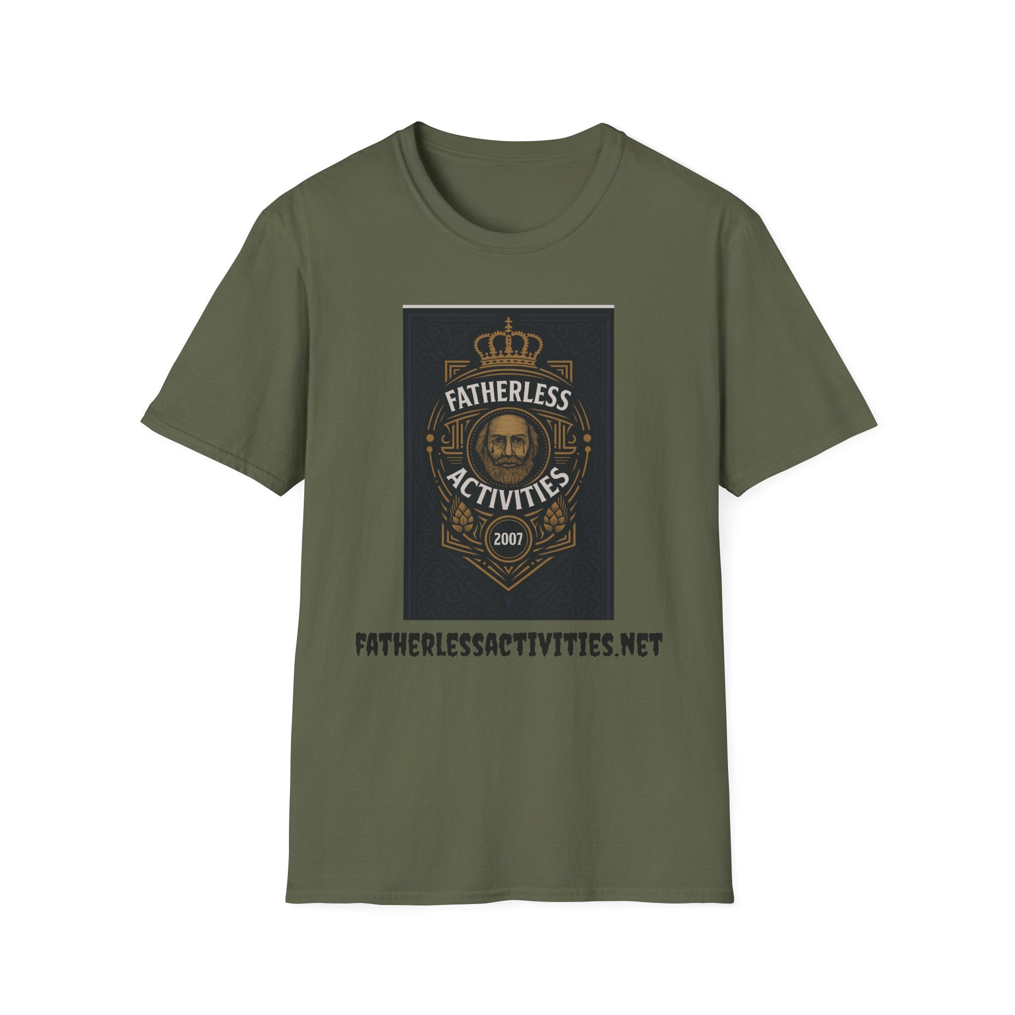 Fatherless Activities  #9 T-Shirt Mens Graphic Tee, Casual Wear, Street Wear College Frat