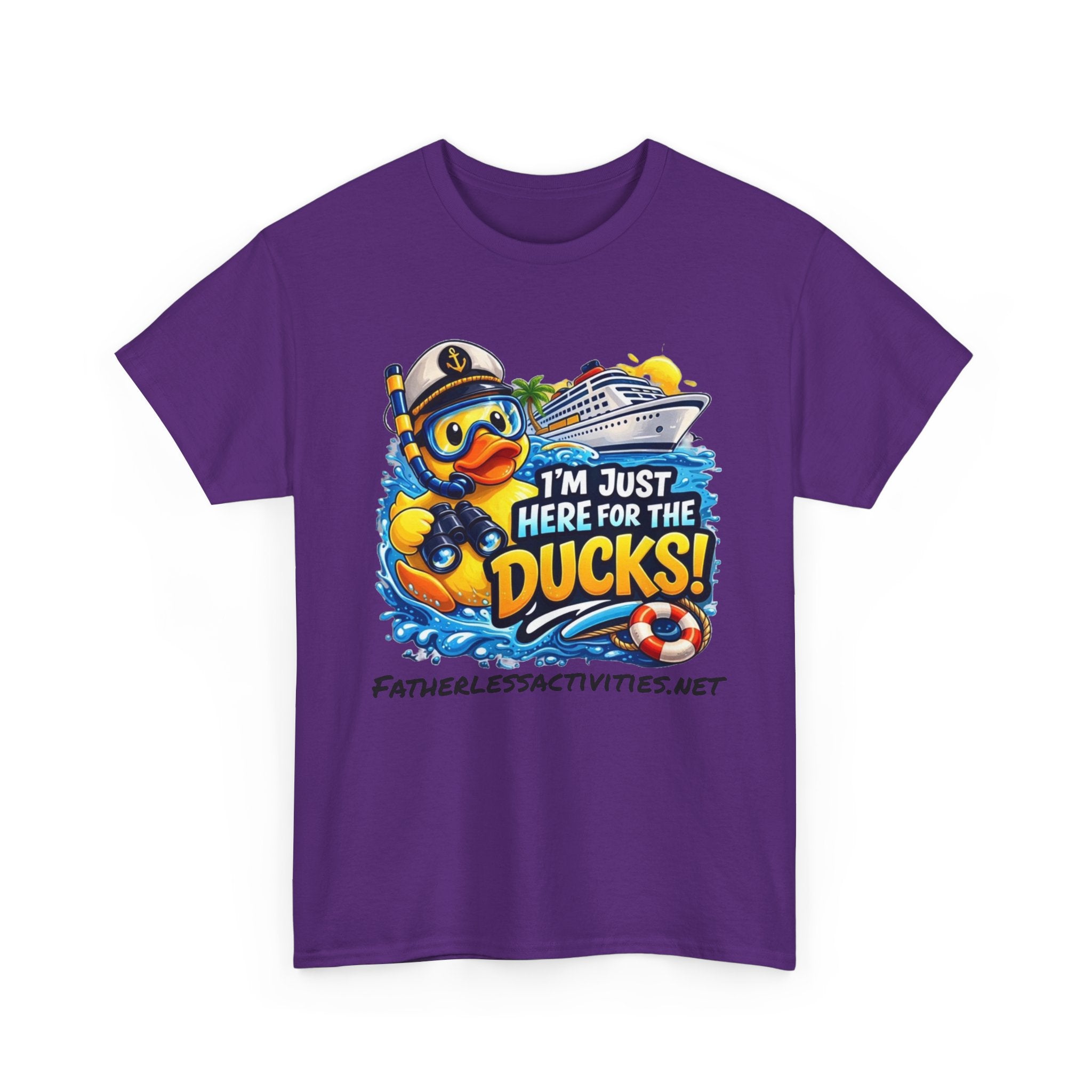 I'm Just Here for the Ducks! Cruise Duck T-Shirt