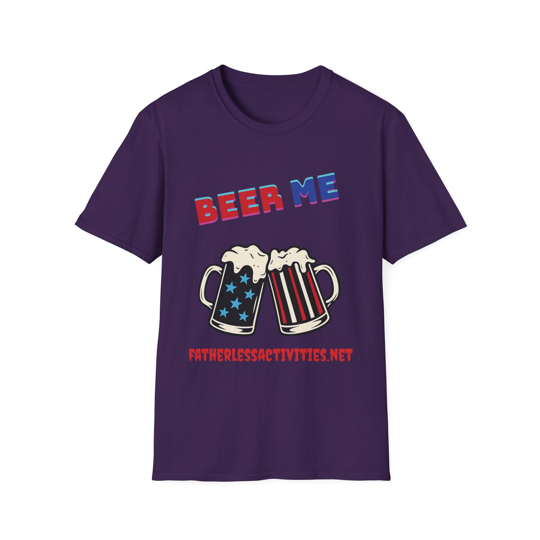 Fatherless Activities Beer Me T-Shirt Mens Graphic Tee, Casual Wear, Street Wear College Frat