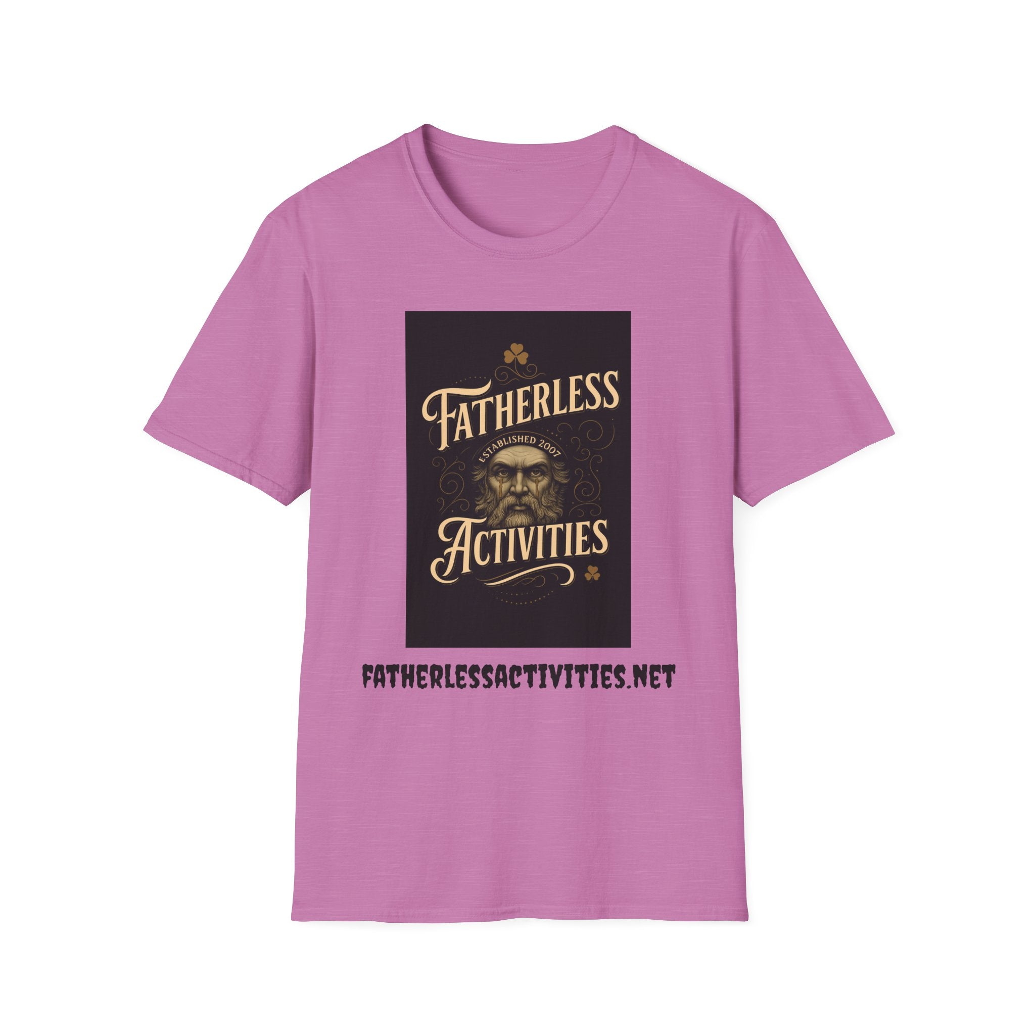 Fatherless Activities  #6 T-Shirt Mens Graphic Tee, Casual Wear, Street Wear College Frat