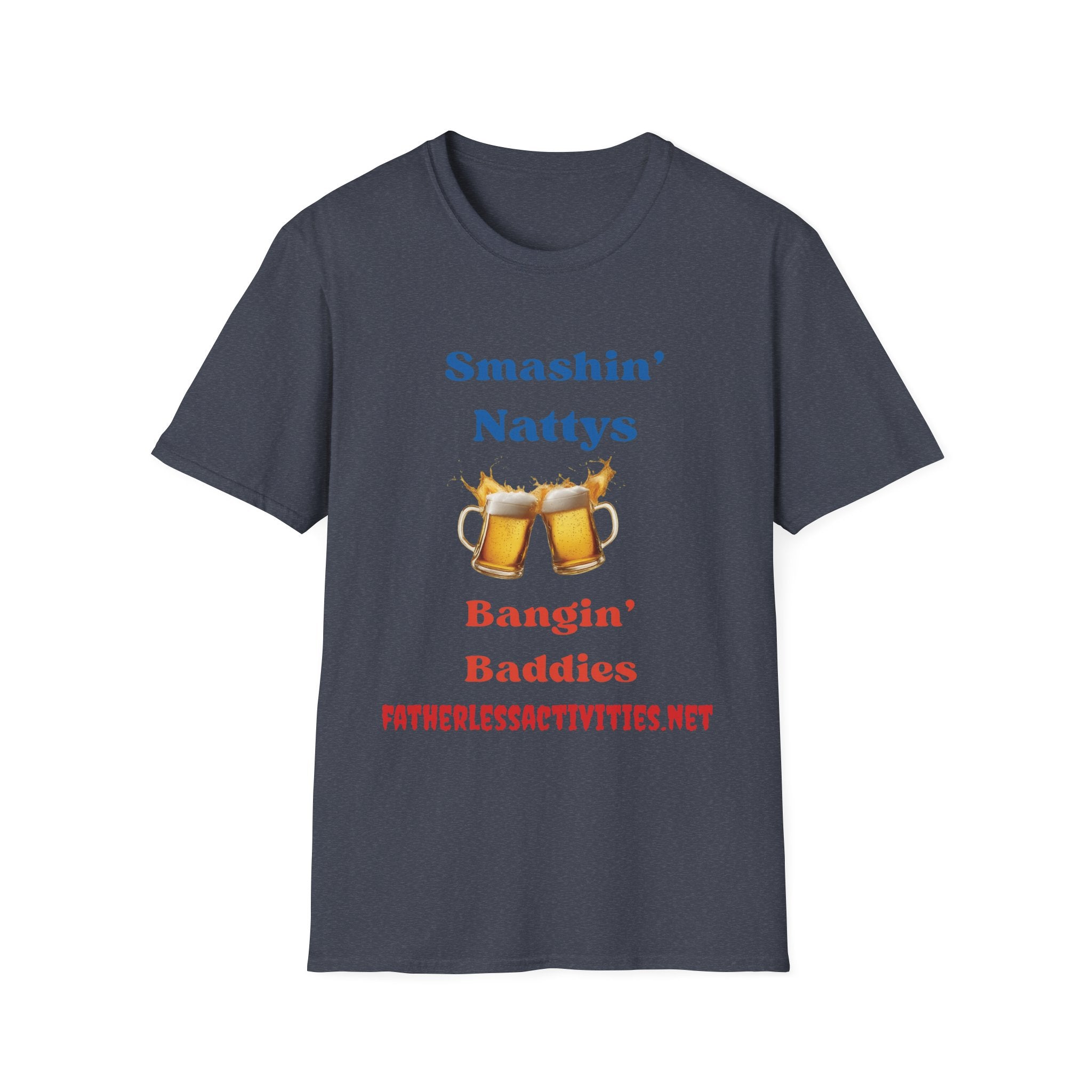 Fatherless Activities Smashin Nattys T-Shirt Mens Graphic Tee, Casual Wear, Street Wear College Frat