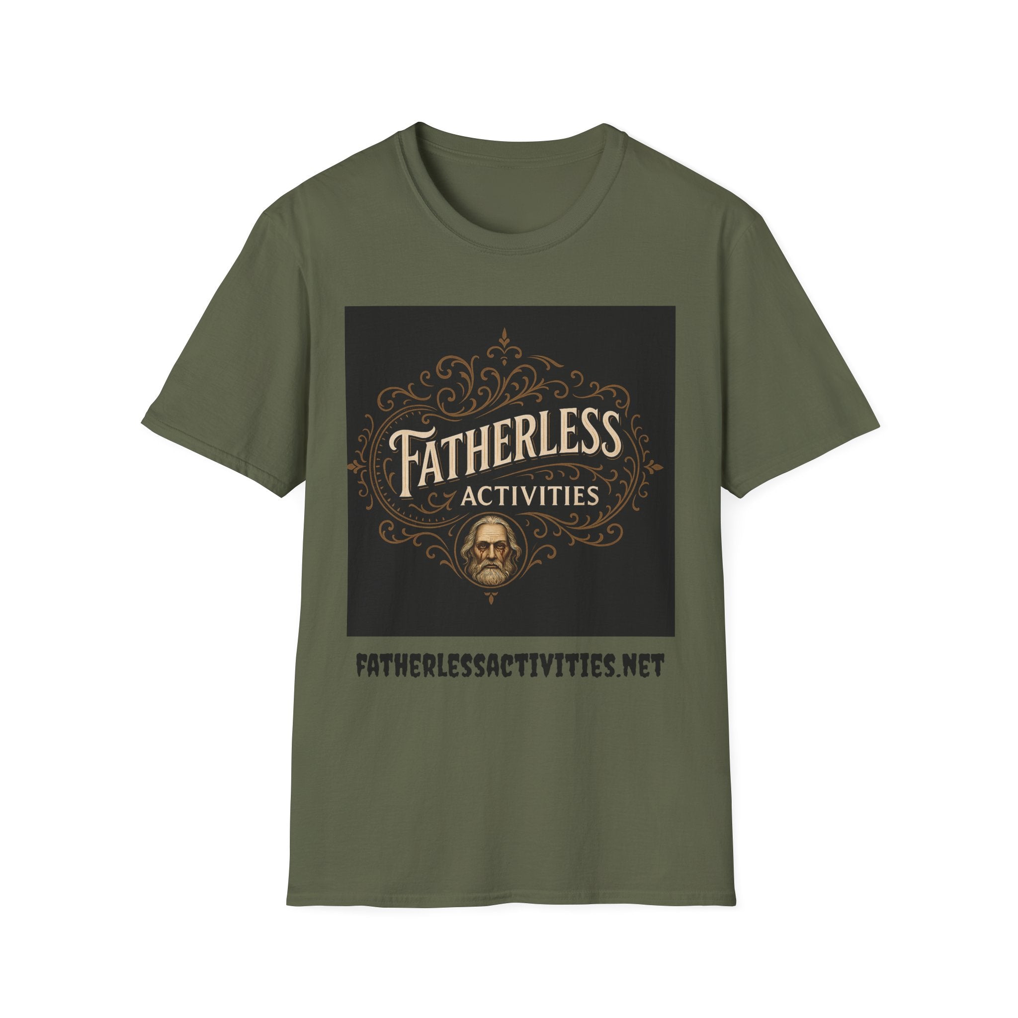 Fatherless Activities  #8 T-Shirt Mens Graphic Tee, Casual Wear, Street Wear College Frat
